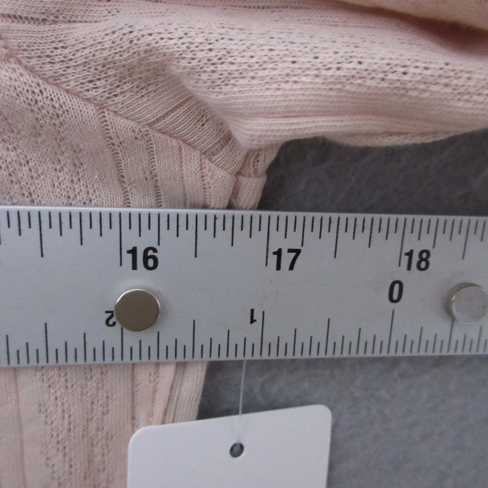 Lucky Brand Top M Peasant Babydoll Lace Square Neck Neutral Cottage CoreNWT - Picture 7 of 10